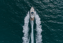 A sinking boat, representing collision or sinking coverage.